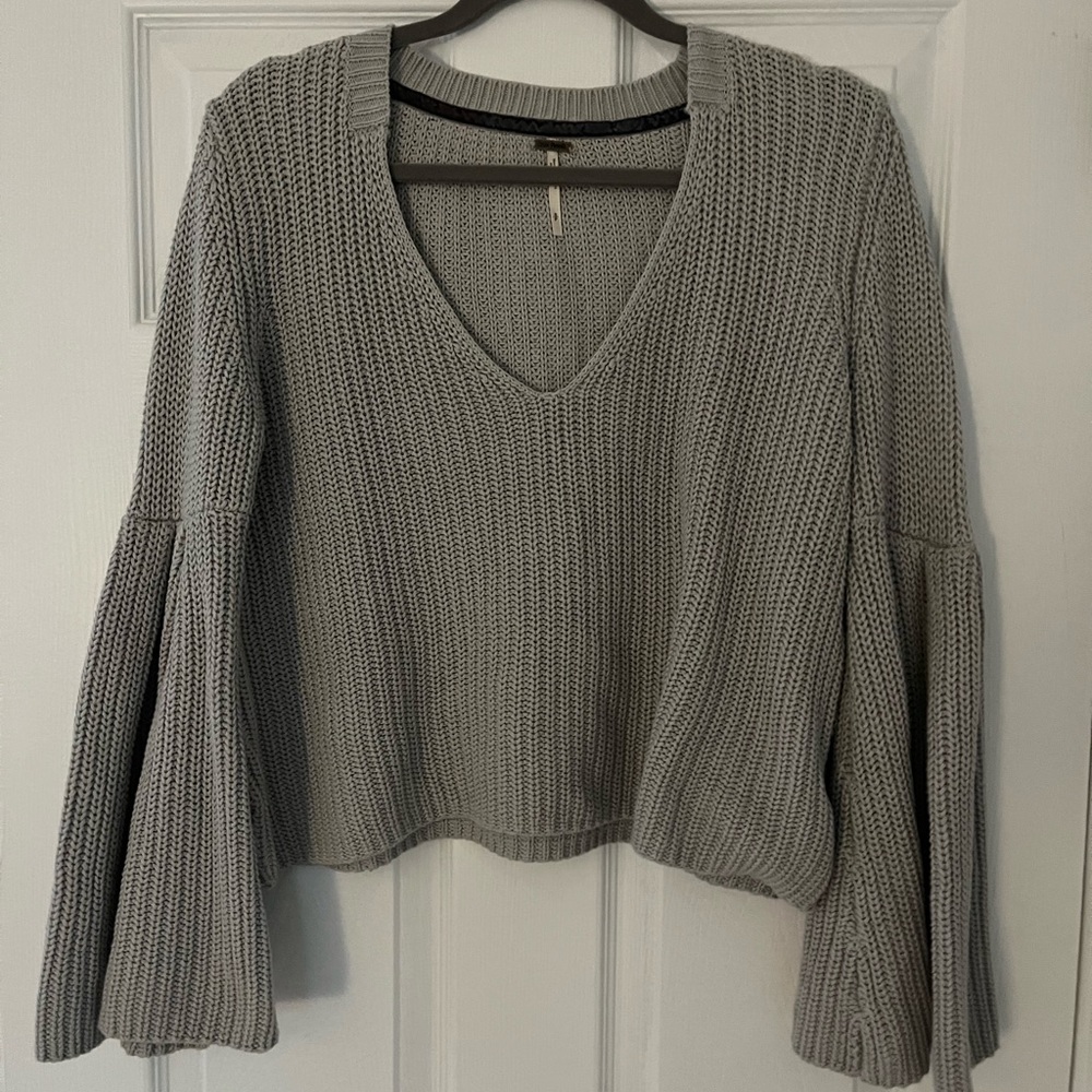 Free People Bell Sleeved Sweater